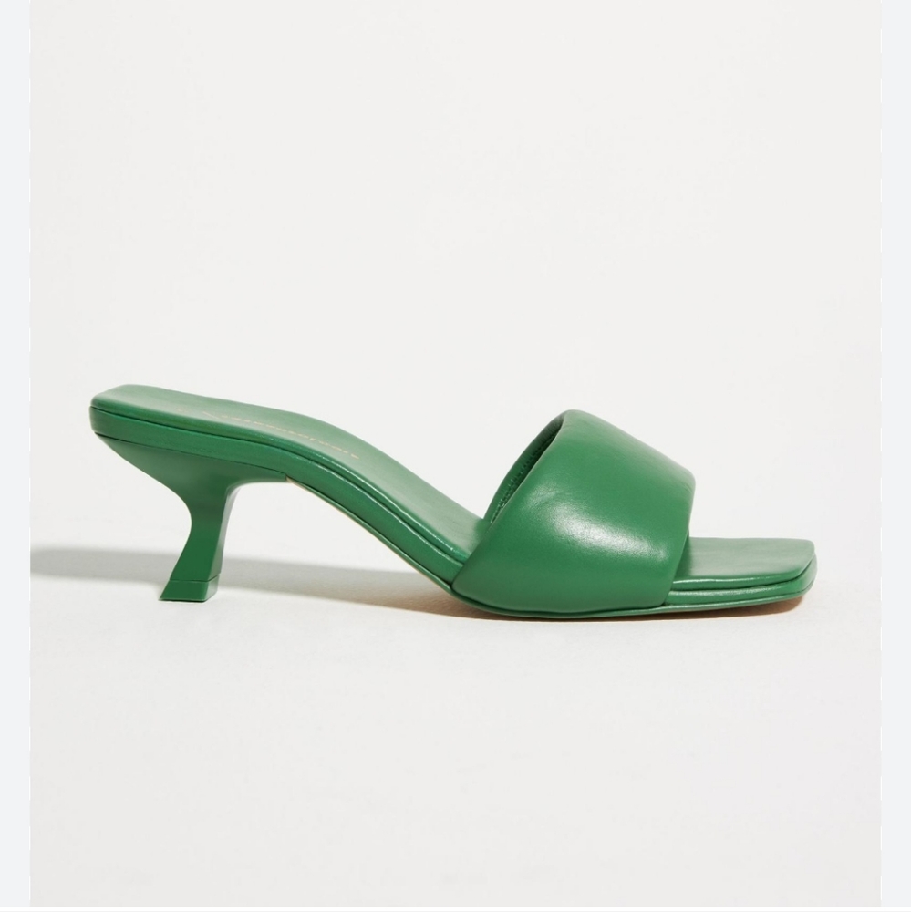 Anthropologie Maeve Puffy Open-Toe Mule
